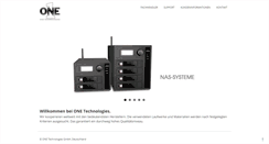 Desktop Screenshot of one-technologies.com